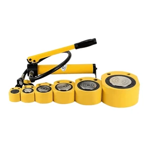 Ultra-Thin Portable Hydraulic Jack with Adjustable Steel Lifter