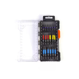 Professional Quality 40PCS Industrial Grade Chrome Finish Customizable Heavy Duty Steel Screwdriver Drill Bits Set for Multi-Purpose Applications