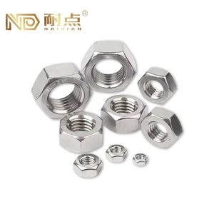 Hexagon Nuts ASTM A563 M6-M24 Class 4.8 & 6.8 Grade Galvanized Left Hand Thread CNC Machined for General Industry Applications