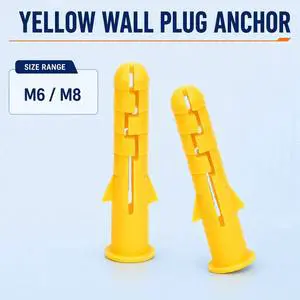 High Loading PP POM Nylon Plastic Nylon Wall Anchors OEM&Custom Self Drilling Drywall Anchors Wall Anchor and Screws for Drywall