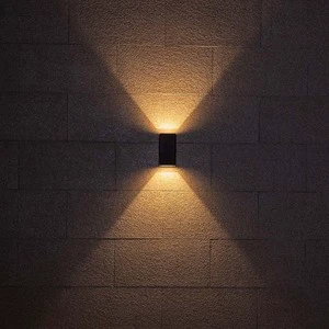 Wall Lamp Fixtures Custom Park Villa Garden Decorative Outdoor IP65 Wall Lights External Aluminum Wall Light with Shape Custom