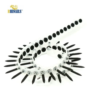 Rhinails High Gripping Power Screw Metric/Inch Collated Zinc-Plated Drywall Screws Carbon Steel Not Easy to Loosen