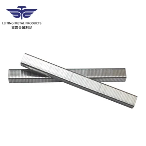 Iron Electro Galvanized Smooth Shank Industrial Grade Nails & Staples for Furniture Sofa Use Carton Packed