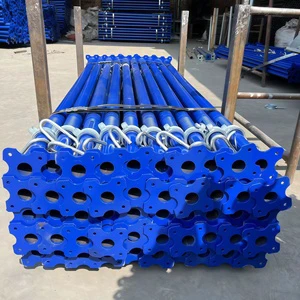 Adjustable Industrial Concrete Formwork Support Steel Shoring Props With Scaffolding Accessories High Strength 1 Year Warranty