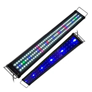 LED Aquarium Multi-Color Full Spectrum 30-120cm Super Slim Fish Tan Accessories Aquatic Plant Marine Grow Lighting Lamp