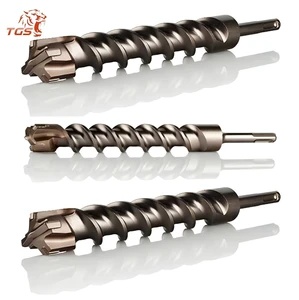 TGS Wholesale Diamond Rotary SDS Max Drill Bit Marble Granite Stone-High Quality Steel Alloy Straight Masonry Drill-for Concrete