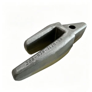 Reinforced Rib Rock Digging Tooth Base 208-939-3120 50mm 55mm 60mm Cast Bucket Teeth Adapter Holder For Komatsu PC400