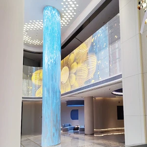 Flexible Ultra Transparent Film LED Screen Indoor Full Color High Transparency Glass Window LED Advertising Video Display