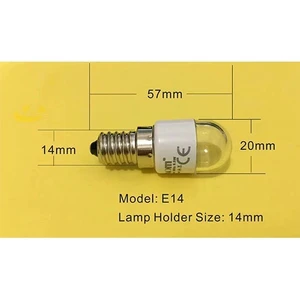 Light Bulbs for Singer Home Sewing Machine 0.8W 230 Volts Push in Type LED-BA15D110V E12 E14 B15