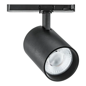 Museum Modern Aluminum Adjustable COB LED Spot Track Light 4-Wire Base 10W/20W Beam Angle Shop LVD EMC Certified