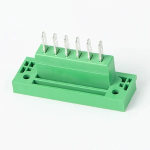 2EDGWB 5.08mm Plug-In Spring Clamp Terminal Block With Screw Connection Copper Alloy 50A 12-24 AWG