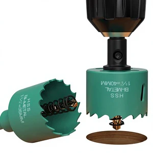 Woodworking M42 Bimetal Hole Opener Drill Bit for Gypsum Board Iron Sheet Plastic-Multifunctional Hand Electric Drill Bit