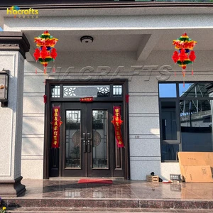 New Design Chinese Lantern Paper Plastic Lantern for Party Festival Decoration Wedding Chinese Style Lantern