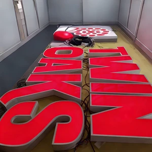 Customized Advertising Illuminated Outdoor Light Led Letter Business Sign Store Front Light Letters Channel Letters Ship Sign