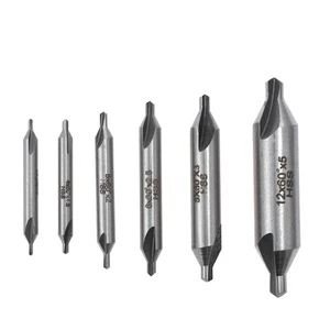 Upper Working a Type Center Drill Without Guard Cone Composite Spiral groove B Type Center Drill 1 1.5 2 3 4 5 6 8mm