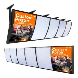 Hanging Menu Board Magnetic Light Box Led Illuminated Ultra Super Thin Slim Light Box Led For Restaurant Shop