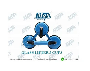 GLASS SUCTION CUPS THREE LEG