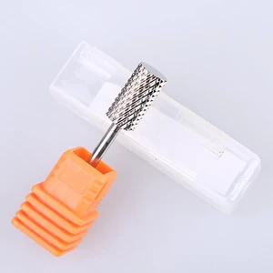 2.35mm Large Barrel Bit Silver Carbide Nail Drill Bits Sanding Bands For Electric Nail Drill XC Extra Coarse