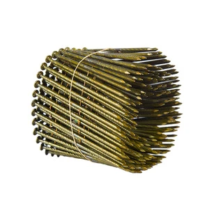 High-Quality Galvanized Coil Nails with Ring Shank for Roofing and Pallets