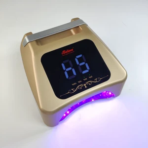 New Arrival Nail Arm Rest Tool Hand Cushion Pillow Dryer Machine Custom Pink Blue Dual UV Led Nail Lamp