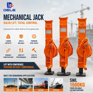 Certified Mechanical Jack with Safety Lock - Overload Protected OEM Supported