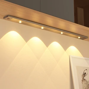 Luminous Cabinet Lamp Rechargeable Magnetic Wireless Motion Sensor Closet Light Under Cabinet Light