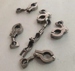 Stainless Steel Single Pin Clamp Hinge Tri-clover Quick Heavy Duty Clamps