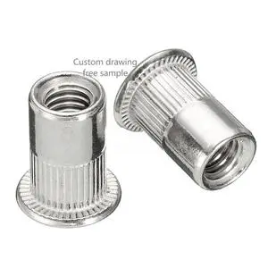 Rivet Nut M3 M8 Blind Stainless Steel M6 Small Countersunk Flat Head Threaded Tubular Hexagon Remache Tuerca Knurled Rivet