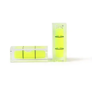 Precision Acrylic Bubble Level Vial Mini Spirit Level Replacement Tube Circular Level Bubble for Measuring Tools OEM