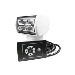 Marine LED Searchlight with Remote Control 360 Rotation 12V/24V Wired Outdoor Lighting From ChinaFactory Direct Sales