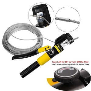 Glam Hand Operated YQK-70 Hydraulic Crimping Pliers 4-70mm DIY OEM 6T 9-Pair Dies Steel Hex Crimp Tool Set Soft Grip Rubber