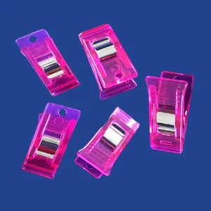 Transparent Color Fabric Binding Plastic Quilting Sewing Wonder Clip