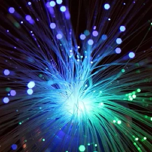 Christmas Day Decorative Gradients Luminous Night Lamp Starry Sky Shaped Led Optic Fiber Flower Light
