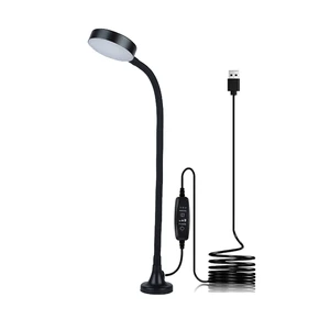 Hotel Indoor Portable Flexible Dimmable Timer Reading Wall Lamp USB Port LED Working Wall Light Magnet Desk Lamp Sewing Machine
