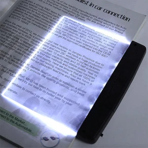 Book Reading Indoor Lighting Night Light Creative LED Portable Travel Clip Dormitory Desk Lamp Black AAA Battery for Eye