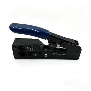 Professional Industrial Grade Stainless Steel Multifunctional Crimping Pliers Universal for RJ45 RJ12 8P6P Modular Plugs Network