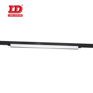 AC120V Tracklight Rail System LED Track Lighting 4000k Black White Linear Track Light for Store