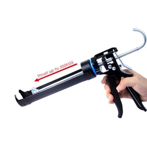 NSJ Special Soft Rubber Caulking Gun for Grout Application Pressure-fed Caulking Gun / Extrusion Gun Effort-Saving Spraying