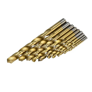Twist Drill Bit HSS Cobalt 5% 0.5-20mm Zinc Plated 4mm Shank Diameter Parallel Shank DIN 338