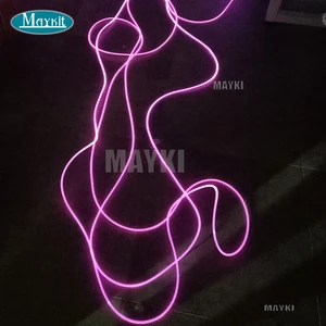 Led Fiber Optic Light Plastic Optical Side Glow Fiber Optics Cable