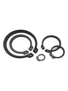 DIN471 Standard 65Mn Steel C-Type Hole Retaining Ring with Oxidized Black Finish Internal Retaining Rings