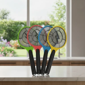 AA Battery Electric Mosquito Swatter Insect Killer Repeller for Outdoor Use Plastic for Bat Control Customizable Logo