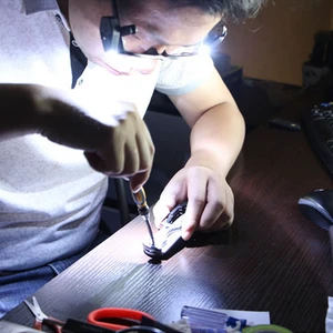 Portable Book Reading Led Clip on Reading Light for Eyeglass