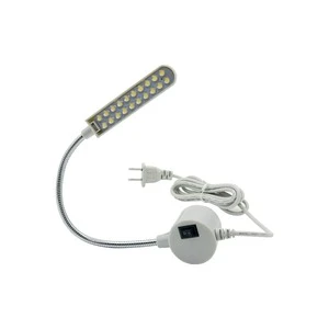 20LEDS Bright Industrial Sewing Machine Accessories Lamp Flexible Work Lighting Clothes 360 Degree Rotation Strong Magnet