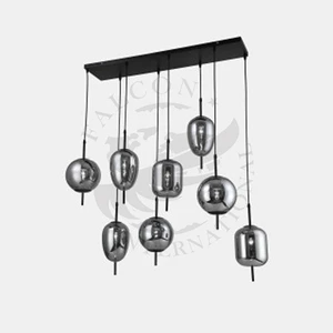 Nordic Decorative Kitchen Dining Room Hanging Lighting China Modern Luxury Blown Glass Pendent Chandelier Light