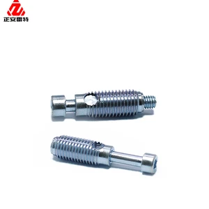 Zinc-Plated Split Set Threaded Insert M6 External Hex Drive Thread Repair Bushing for Metal/Plastic Hole Reinforcement