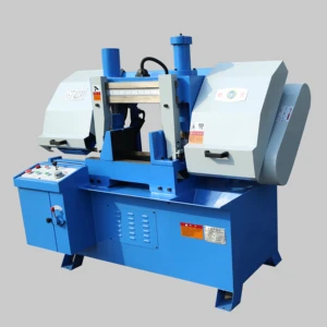 GB4230 Hydraulic Manual Tension Horizontal Metal Band Saw Machine New Construction with Core Motor Engine Gear Components