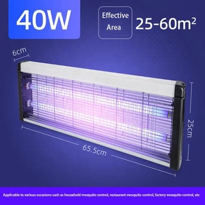 40W LED Electric Mosquito Killer Lamp Home Photocatalysis Mute Anti Fly Bug Zapper Physical Insect Trap for Pest Control