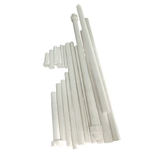 Alumina Al2O3 Ceramic Structural Fasteners Bolts Screws High Strength For Industrial Equipment Factory Direct OEM