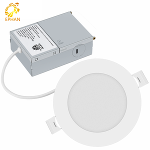 4 Inch Panel Light LED Slim Panel Recessed Ceiling Light Modern Dimmable 9W 750lm Can-less Wafer Downlight With Junction Box